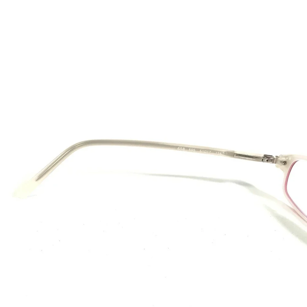 Emporio Armani Eyeglasses Frames 658 595 Red White Rectangular 51-17-135